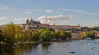 beautifu Prague castle Czech Republic