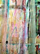 abstract painting as background