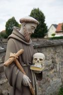 religious monuments statue in cementery