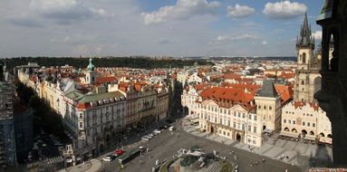 square in Prague, Czech Republic