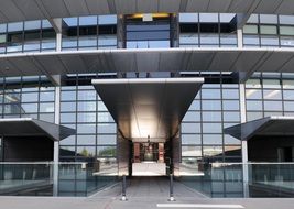 modern building of the European Parliament in Strasbourg