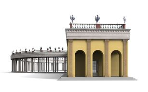 Castle Potsdam facade Architecture