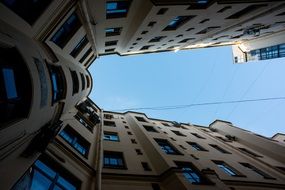 well yard in St. Petersburg, Russia