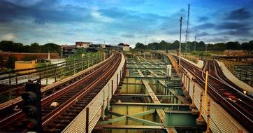 railway in New York, US