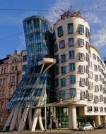 dancing house, czech, Prague