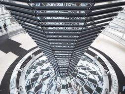 modern architecture of the Bundestag