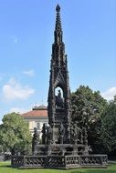 monument in the old town in prague