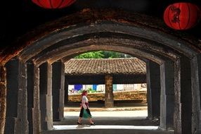 Landscape of The Ancient Town in Vietnam