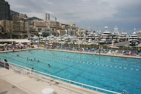large pool in Monaco
