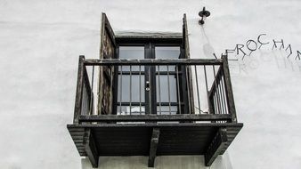 balcony near the window in cyprus