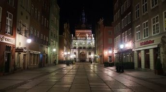 antique townhouses Poland