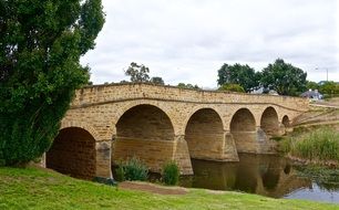 Richmond bridge at summer, australia, Tasmania