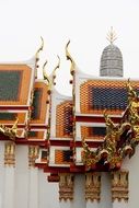 temple roof royal palace Thailand