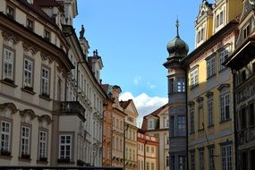 streets of the old town in prague