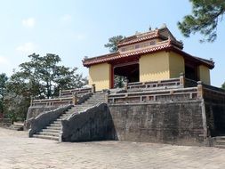 citadel in imperial palace in vietnam