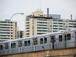 city train in Toronto