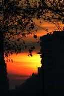 orange Sky at Evening