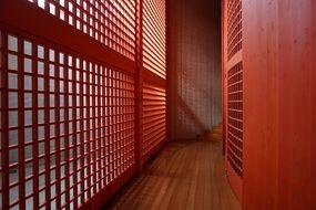 corridor in the temple