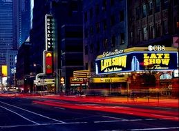 new york entertainment at night