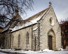 marquette university Joan Of Arc Chapel at winter