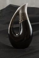 retro style glass vase