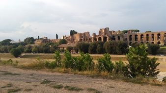 ancient architecture in Rome Italy