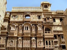 building facade in Jaipur, India