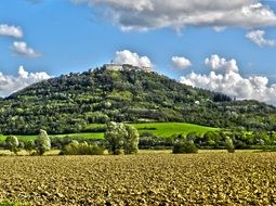 Landscape of hilltown