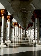 Abu Dhabi mosque building