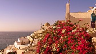 amazing view on Greece Santorini