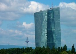 Picture of the Skyscrapers in Frankfurt