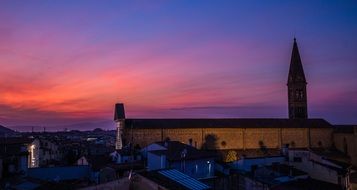 Skyline Red Sunset