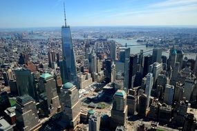 World Trade Center skyscrapers Downtown