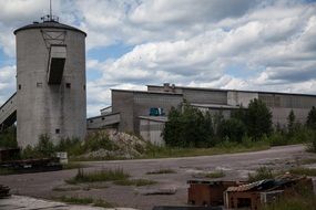 Abandoned industrial Factory Outdoors