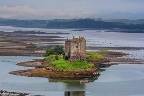 Creagan Appin Castle Argyll Surrounded by water