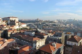 view of the old town in portugal