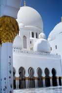 Abu Dhabi mosque arabic architecture