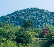 kyoto mountains sightseeing landscape