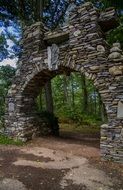 stone arch in the park