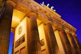 Brandenburg Gate on Potsdamer platz Berlin