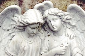 stone statues of angels