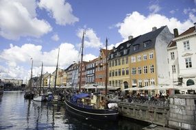 port on the canal in copenhagen