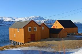 beautiful landscape in Tromso Europe