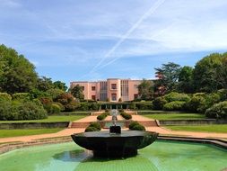 park overlooking the villa in Portugal