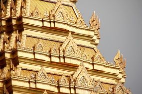 golden temple in Thailand Bangkok