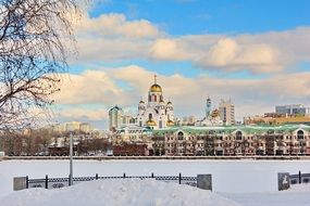 Ekaterinburg in winter time