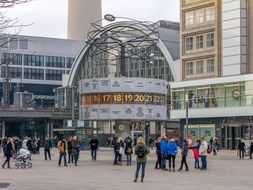 World Clock at Alexanderplatz in Berlin