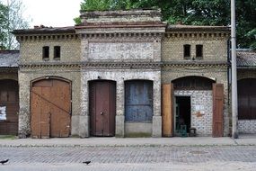 Riga Ghetto in old town In Eastern Europe