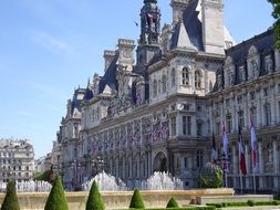 town hall in paris