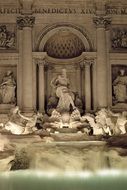 Trevi Fountain - the largest fountain in Rome